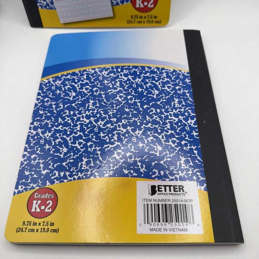 Lot‎ of 2 Primary Journal Composition Books K-2 Picture Story Handwriting Draw